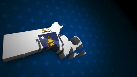 Massachusetts State Election Background 01 Stockbeeldmateriaal 125085028