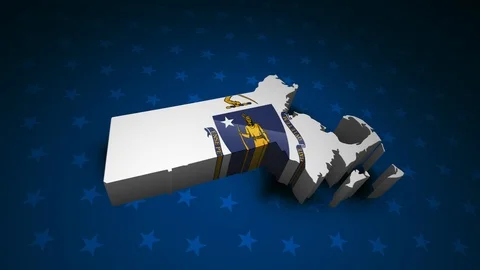 Massachusetts State Election Background 06 Stock Footage 125085095