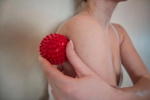 Massage ball2 Stock Photos