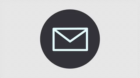 Massage box Motion graphics alpha transparent animation Video Stock Footage 283921470