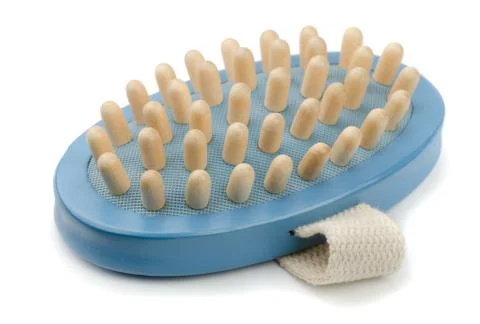 Massage brush Stock Photos
