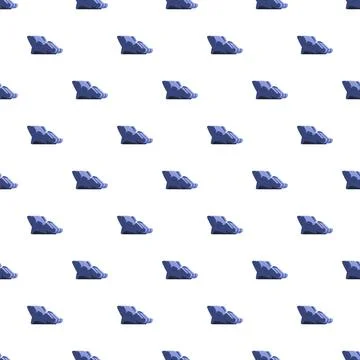 Massage chair pattern seamless repeating furniture background Illustrazione stock