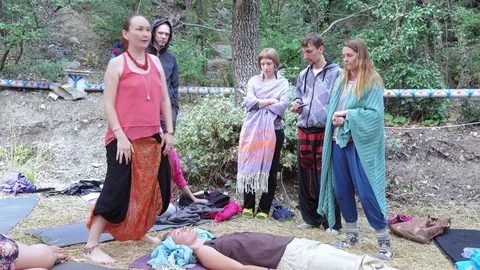 Massage with a cloth Stock Footage 77546148