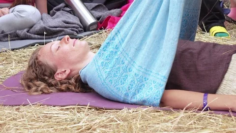 Massage with a cloth Stock Footage 78298594