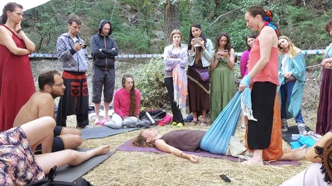 Massage with a cloth Stock Footage 85887063