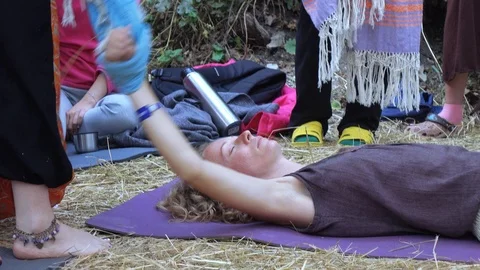 Massage with a cloth Stock Footage 86594147