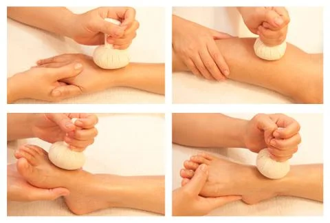 Massage collection Stock Illustration
