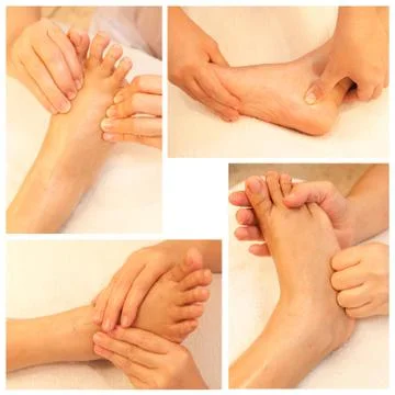 Massage collection Stock Illustration