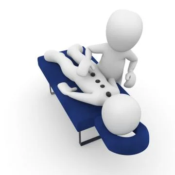 A massage is good Stock Illustration
