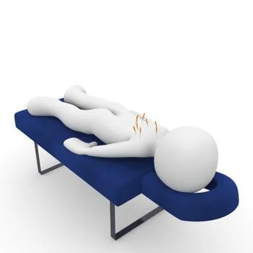 A massage is good Stock Illustration