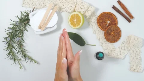 Massage hands Stock Footage 117429780