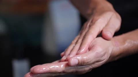 Massage on hands Stock Footage 137288375