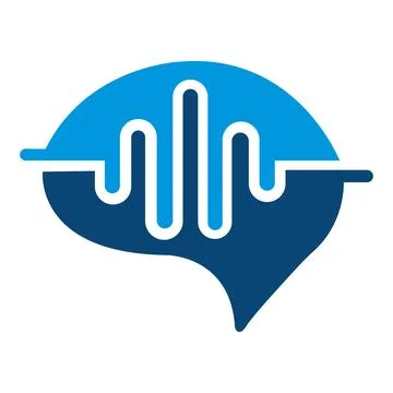 Massage icon or brain chart logo design Illustration Vector Graphic symbol. Stock Illustration