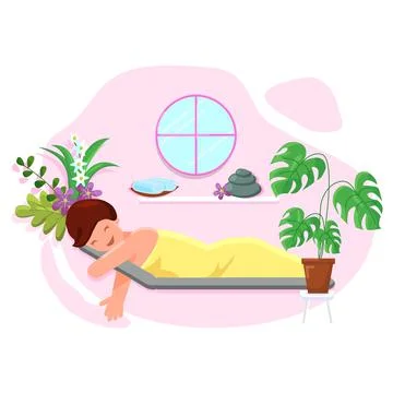 Massage Stock Illustration