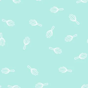 Massage leisure line seamless pattern 스톡 일러스트