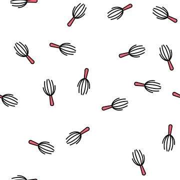 Massage leisure vector seamless pattern 스톡 일러스트