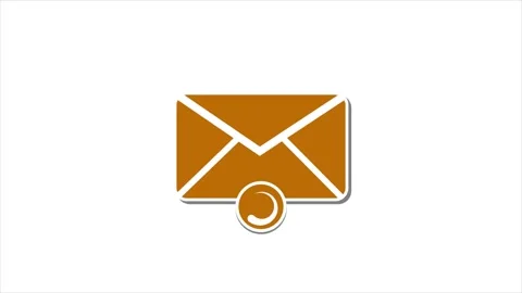 Massage loading icon animation on white background. Stock Footage 301044594