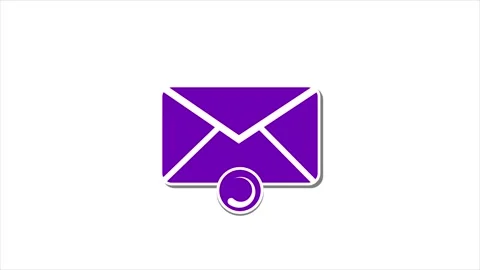 Massage loading icon animation on white background. Stock Footage 301044616