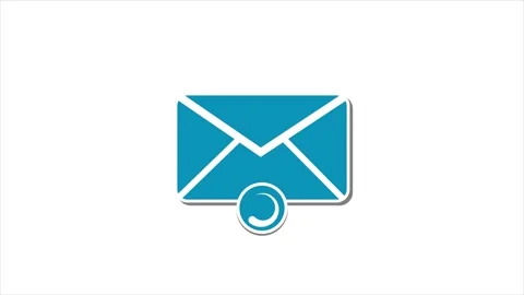 Massage loading icon animation on white background. Stock Footage 301044639