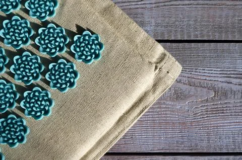Massage on the mat. Close-up Stock Photos
