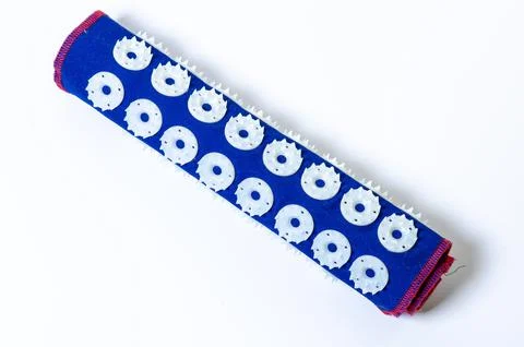 Massage mat with needles. Stock Photos