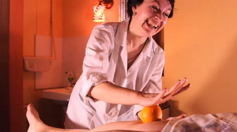 Massage orange Stock Footage 49499505
