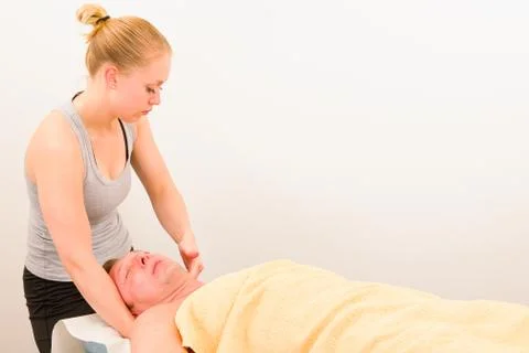Massage Stockfoto's