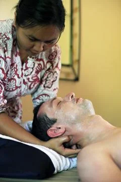 Massage Foto stock