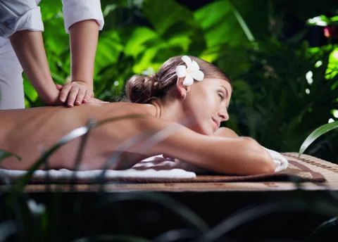 Massage 写真素材