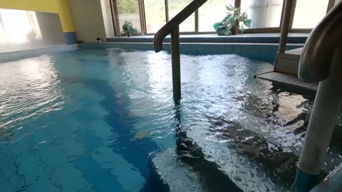 Massage pool Stock Footage 139945723