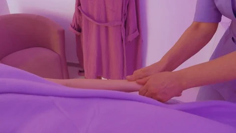 Massage process Stock Footage 87737859