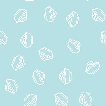 Massage salt line vector seamless pattern Stock Illustration