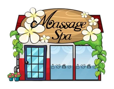 A massage spa Ilustración de archivo