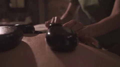 Massage in the Spa Salon Stock Footage 74673819