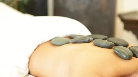 Massage Stones Stock Footage 18153393
