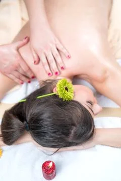Massage wellness Stock Photos