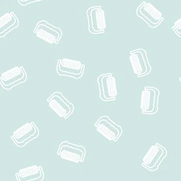 Massager tool line vector seamless pattern 스톡 일러스트