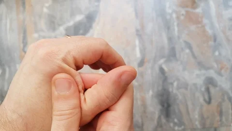 Massaging the hands Stock-Footage 121282528