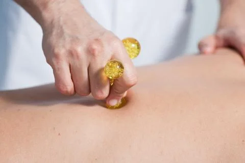 Massaging Stock-Fotos