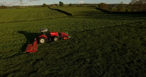 Massey Ferguson Tractor 2 Stock Footage 122011893