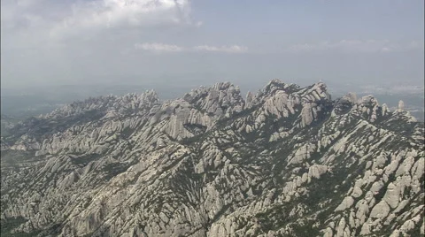 The Massif Of Montserrat Stock Footage 65384812