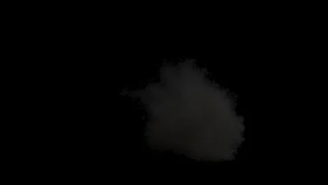 Massive Aerial Blast Explosion Effect for Film and VFX Compositing Stock Footage 338356957