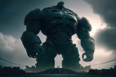 A massive and intimidating structure characterized by its black bottomless .. Illustrazione stock