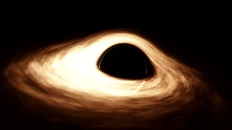 Massive Black Hole Space Flight In Outer Space 4K Stock Footage 165008798