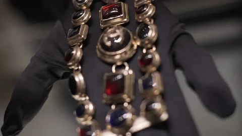 Massive Bracelet Close Up Stock Footage 145291915