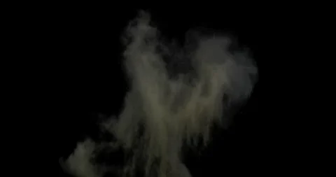 Massive Chaotic Fireball Compositing Element on Black Screen Видео 334854503