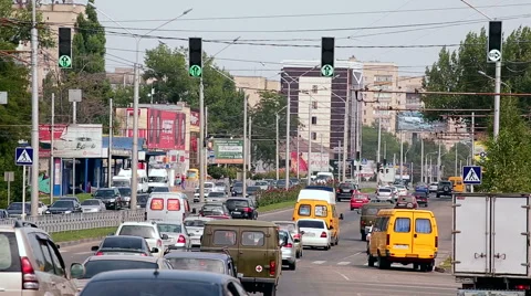 Massive City Traffic Stock Footage 65731692