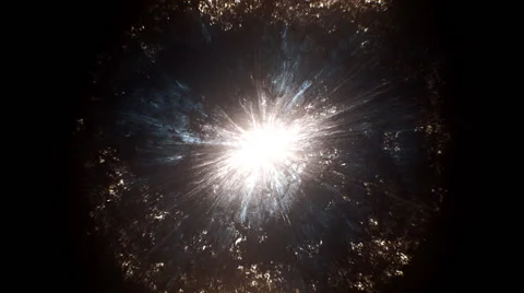 Massive cosmic explosion Stock Footage 66064876