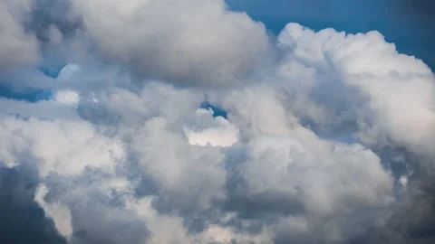 Massive Cumulus Clouds Timelapse Backgr Stock Footage 153963238