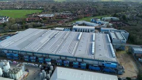 Massive data center, AI computing and quantum technology UK Stock Footage 327721806